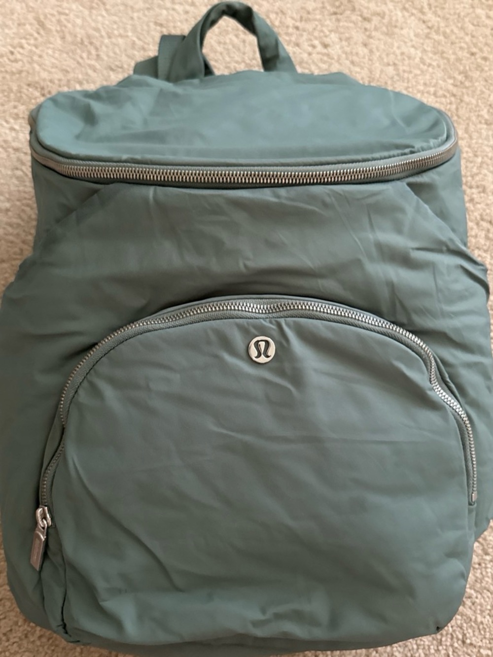 lululemon athletica women’s green diaper bag